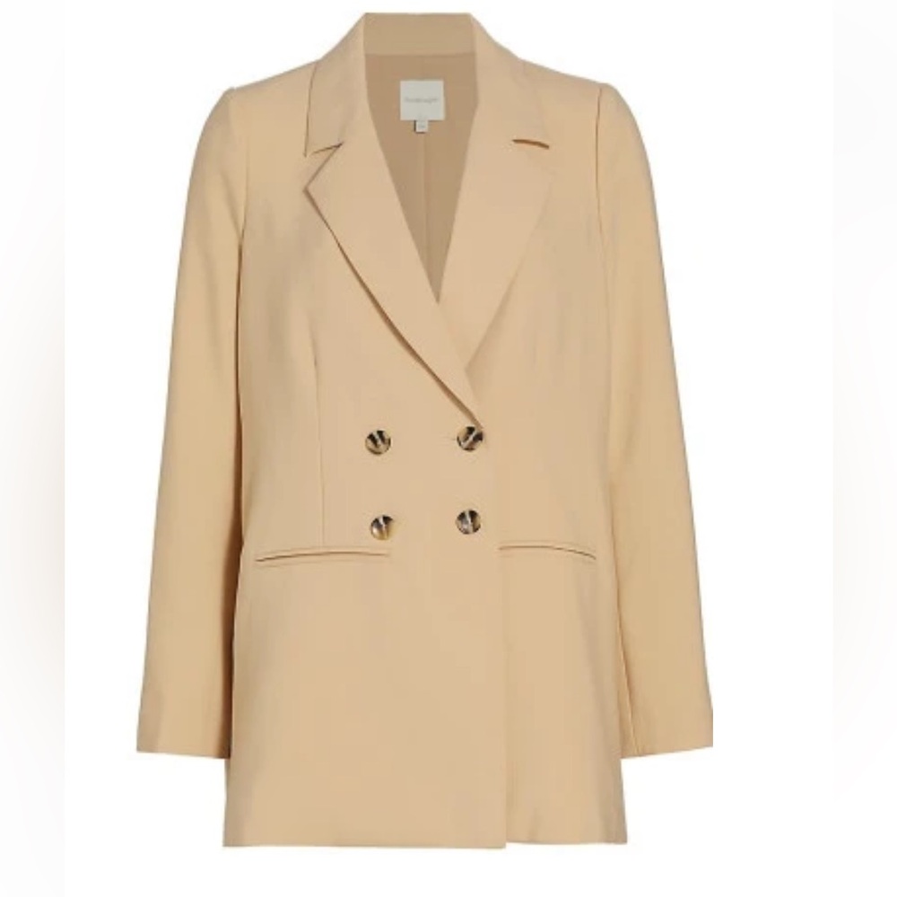 NWT!  FAVORITE DAUGHTER margaret blazer in sand sz small